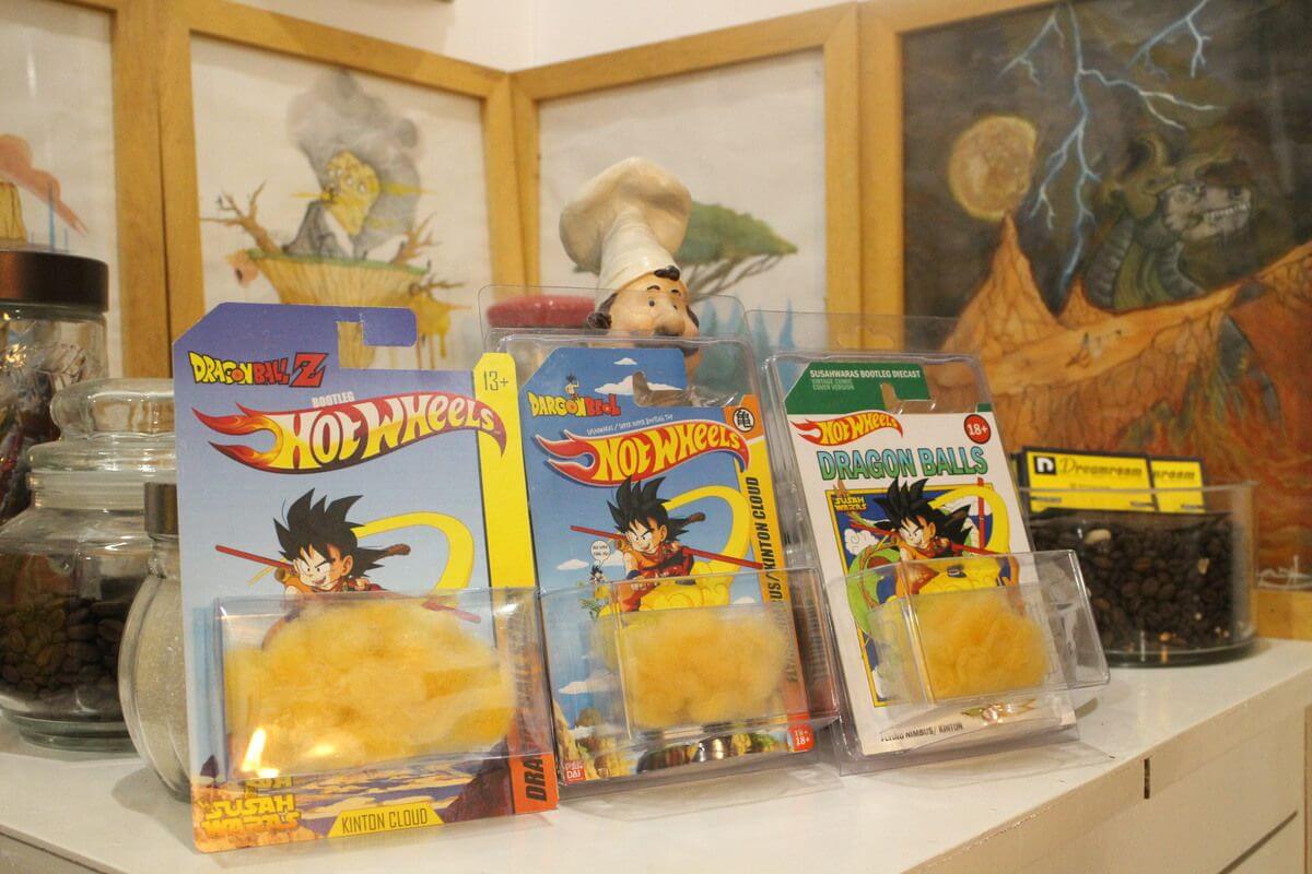 Contoh plesetan awan kinton, moda transportasi Dragon Balls